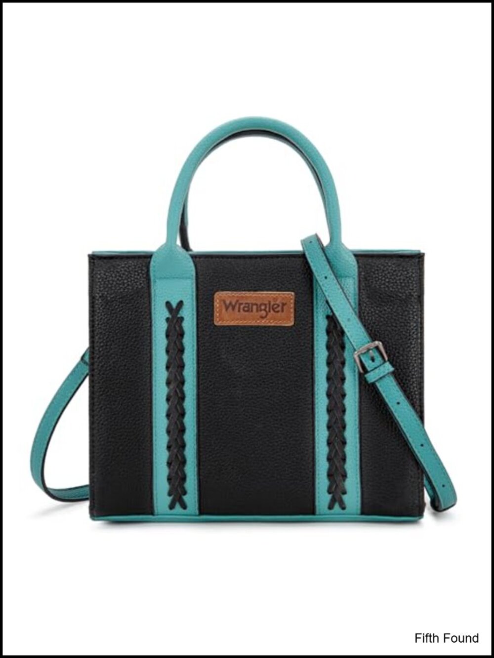 Vegan Leather Satchel Tote Bag Whipstitch Adjustable Crossbody